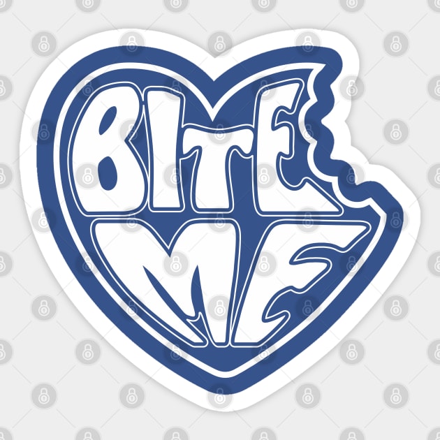 Bite me! Sticker by variantees